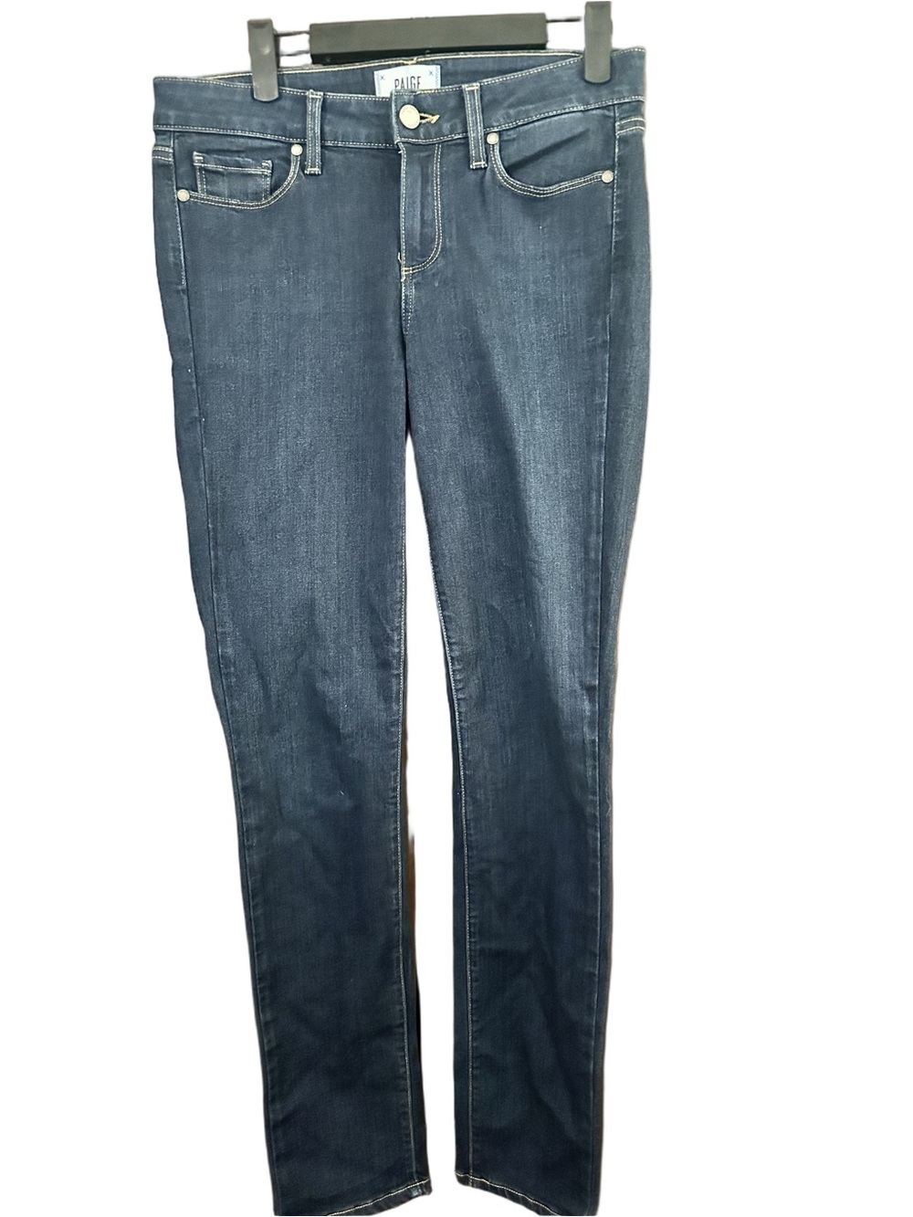 Paige Skyline Skinny Denim Jeans Blue Stretchy Women’s Size 28